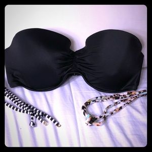👙VS Bandeau Bikini Top with Removable Straps